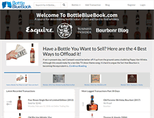 Tablet Screenshot of bottlebluebook.com